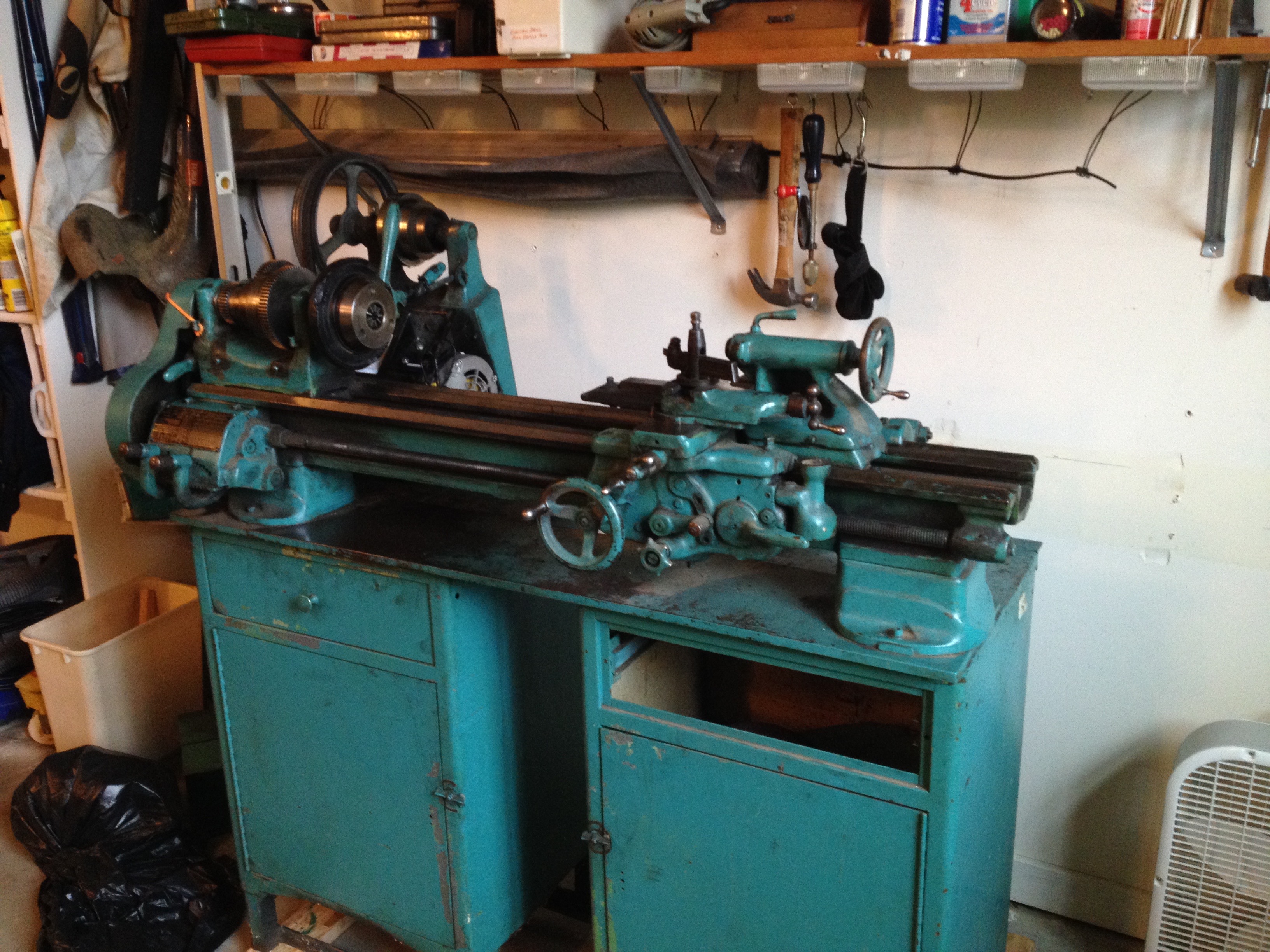 Newly purchased lathe